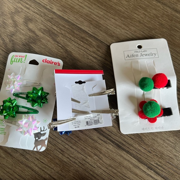 🎄🎁☃️ Christmas hair accessories and name tag holder - Picture 6 of 10